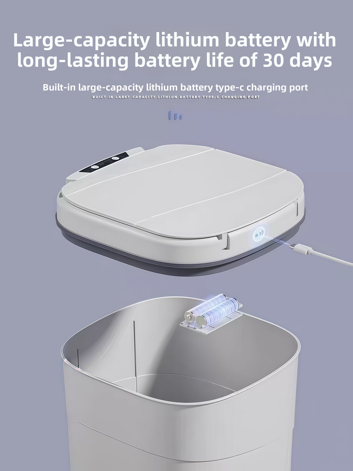 SensaFlow® Smart Sensor Trash Can Automatic Lid